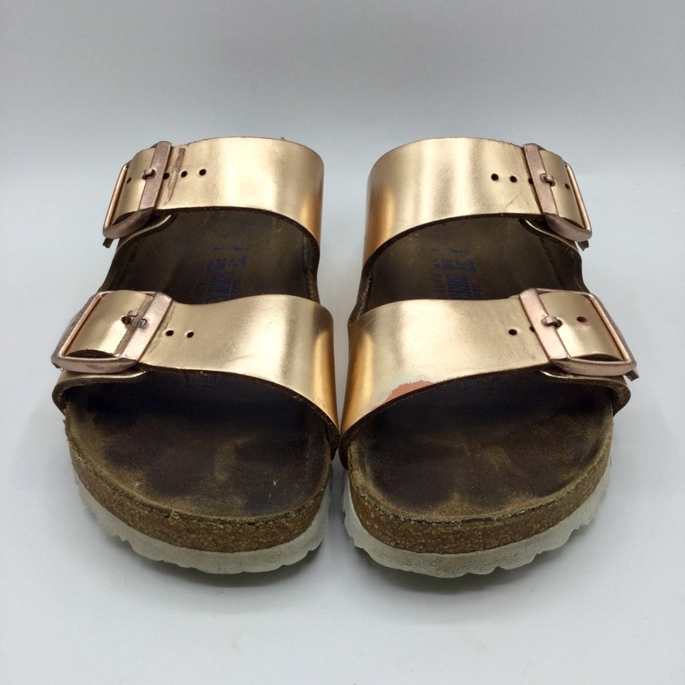 Birkenstock Arizona Soft Footbed Sandal Rose Gold - Picture 5 of 13